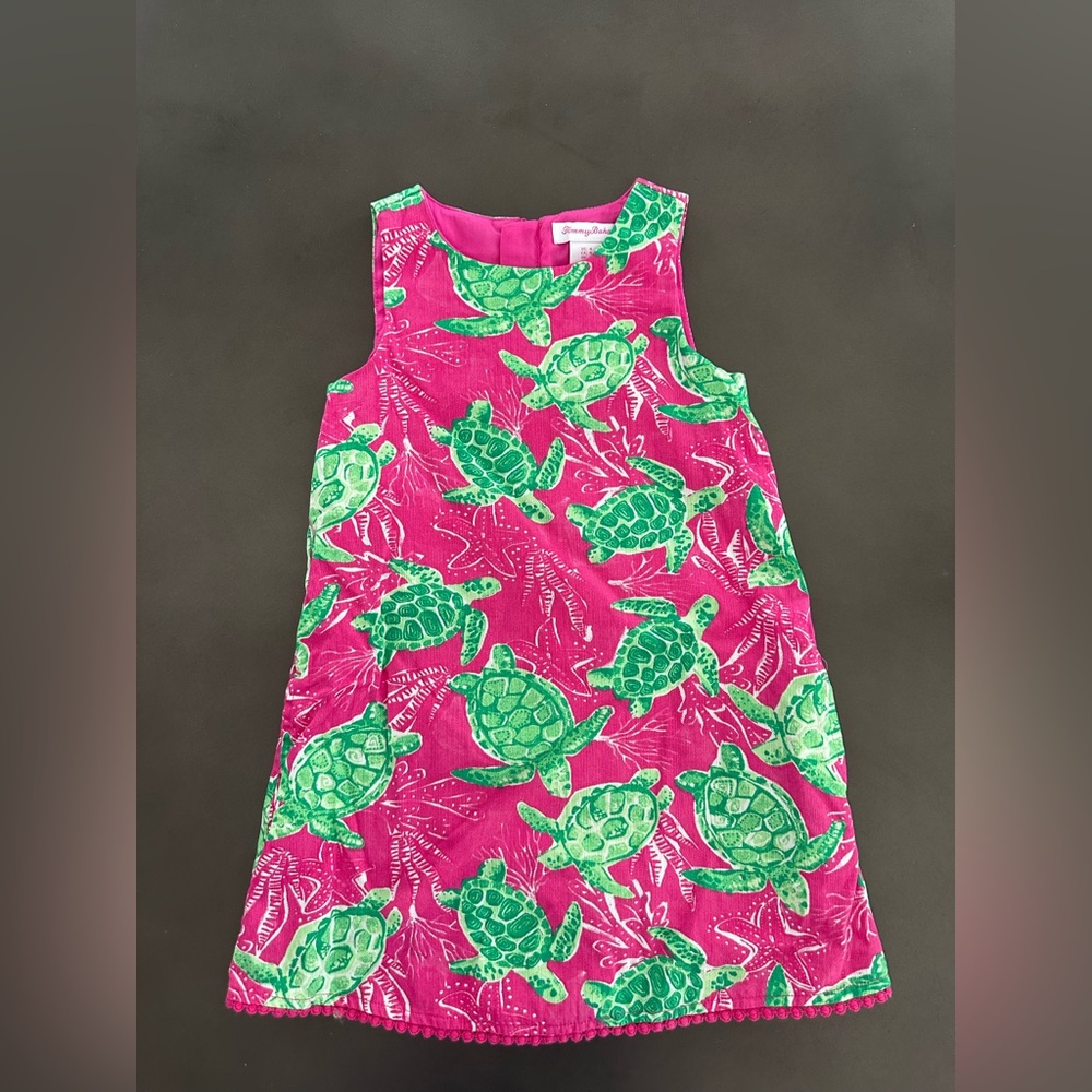 Tommy Bahama Pink and Green Dress with coordinating Cardigan